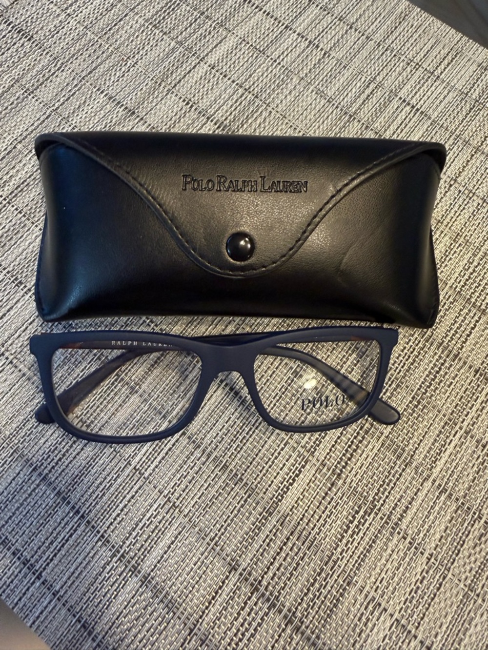 Polo Ralph Lauren Matte Black Eyeglass Frames